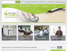 Tablet Screenshot of ergo-advice.be